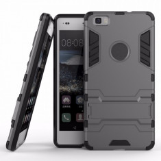 Husa carcasa hibrida g-shock pentru Huawei P8 Lite, gri foto