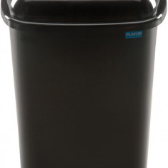 Cos Plastic Reciclare Selectiva, Capacitate 90l, Plafor Quatro - Negru Cu Capac Negru - Altele