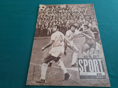 REVISTA SPORT NR. 13 * 1970/ FOTBAL U.T.A- DINAMO BUCUREȘTI foto