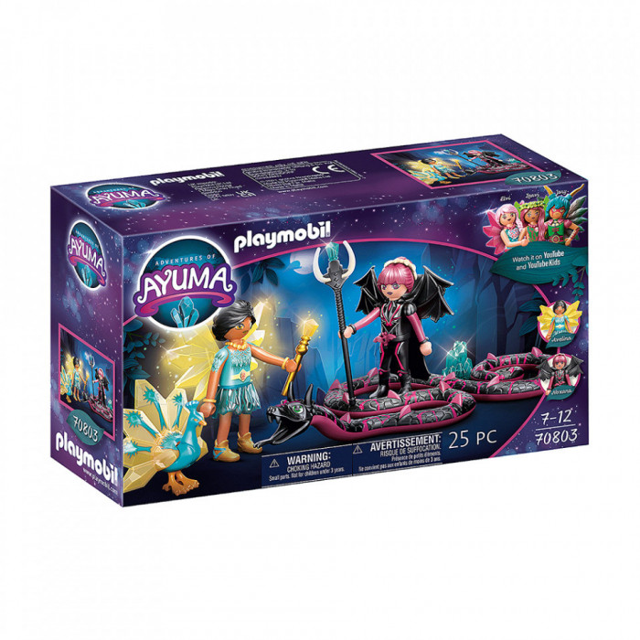Playmobil - Crystal Fairy Si Bat Fairy Cu Animalul De Suflet