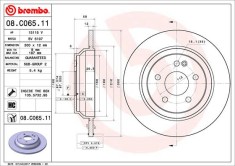 BREMBO 08.C065.11 PRIME LINE - UV Coated Disc frana