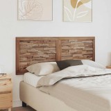 vidaXL Tăblie cap Pe perete natural 140 cm Lemn solid de tec 42024549