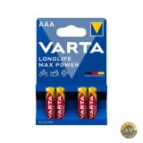 Baterie Varta Longlife Max Power 4703 AAA / LR3 Set 4 bucati