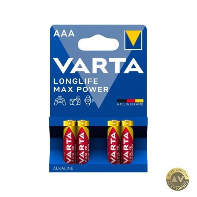 Baterie Varta Longlife Max Power 4703 AAA / LR3 Set 4 bucati foto