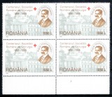 Romania 1998, LP 1453, Centenarul Societatii Romane Chirurgie, bloc de 4, MNH!, Medical, Nestampilat