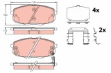 TRW GDB3450 COTEC set placute frana,frana disc