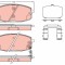 TRW GDB3450 COTEC set placute frana,frana disc