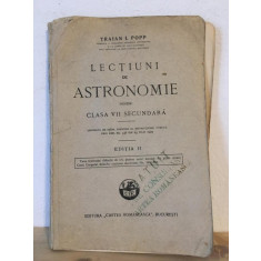 Traian I. Popp - Lectiuni de Astronomie pentru clasa VII secundara