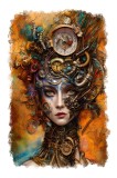 Sticker decorativ Cyborg, Maro, 85 cm, 11334ST