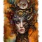 Sticker decorativ Cyborg, Maro, 85 cm, 11334ST