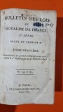 Bulletin de Lois du Royaume de France. Regne de Charles X. Tome neuvieme