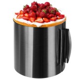 Inel ajustabil din oțel inoxidabil pentru prăjituri și torturi, diametru variabil 16-30 cm, Inaltime 15cm
