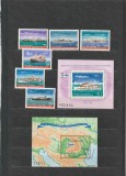 ROMANIA 1981 LP 1025 LP 1026 LP 1027 125 ANI DE LA INFIINTAREA COMISIEI EUROPEANE DUNAREANE SERIE + COLITE MNH NESTAMPILATE