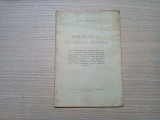 IDEOLOGIA STATULUI ROMAN - C. Radulescu-Motru - 1934, 26 p.
