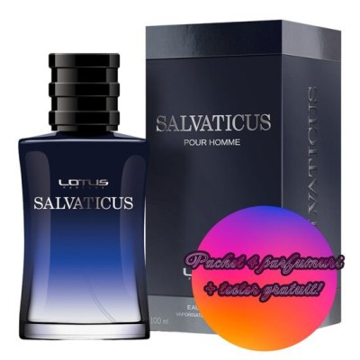 Set 4 Apa de parfum Salvaticus, Revers, Barbati, 100ml + Tester 100 ml GRATUIT foto
