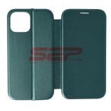 Husa Flip Round Apple iPhone 13 mini Sea Green - Protectie Premium