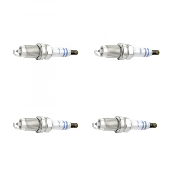 Set 4 bujii scanteie Bosch pentru Audi A1 1.0 TSFI benzina 95 cp 70 kw