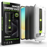 Folie Sticla Samsung Galaxy S24 FE / A56 5G Asteroid GSM TitanGlass CrystalHD Privacy (2 buc.)