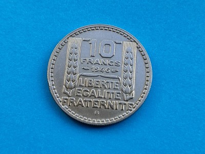 10 Francs 1946 lit. B -Franta-RAR foto