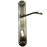 Maner usa interior, cu sild, Gato Petra, pentru cilindru, zamac, bronz antic, 90 mm