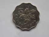 5 CENTS 1975 SWAZILAND-XF
