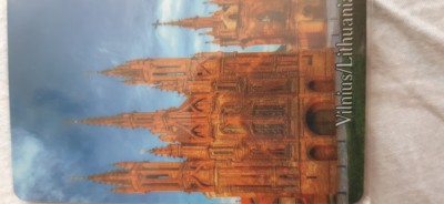 XG Magnet frigider-tematica turistica-Lituania Vilnius Biserica Sf. Ecaterina foto