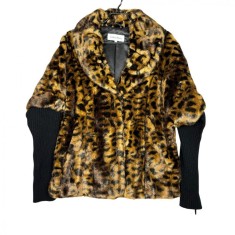 Calvin Klein Adulți haină leopard negru culoare S