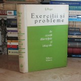 E. ROGAI - EXERCITII SI PROBLEME DE ECUATII DIFERENTIALE SI INTEGRALE , 1965 *