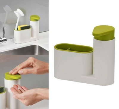 Organizator pentru chiuveta Sink Tidy cu dispenser detergent foto