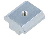 Piuliță din oțel zincat M4 pentru profile cu lățime de cant 10mm