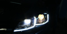 Set 2 faruri LED compatibil cu VW Golf 7 VII (2012-2017) Facelift G7.5 R Line Look cu Semnal Dinamic foto