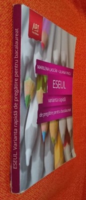 Eseul Varianta rapida de pregatire pentru bacalaureat - M. Lascar, L. Paicu foto
