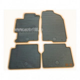 Covorase Cauciuc Auto Mazda 6 I (2002-2007) Gri Grafit - Presuri Interior, Margine Protectie 1cm, Fara Miros