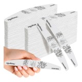 Set 100 pile de unghii slim Soulima 100/180, forma banana