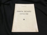 Santa Cetate ( Contributiuni la istoria poeziei sociale romane ) de D. Popovici perioada interbelica / 54 pagini !
