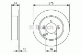 Disc frana KIA CARENS III (UN) (2006 - 2013) BOSCH 0 986 479 525