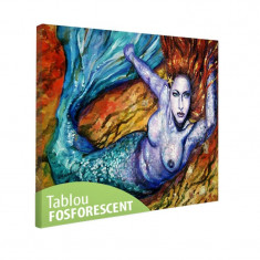 Tablou fosforescent Sirena foto