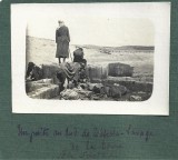 ALG16 Fountain and natives south of T&eacute;bessa, Algeria, ca 1918-1924