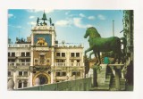 FA53-Carte Postala- ITALIA-Venezia, Particolare della basilica- I cavalli, 1968, Necirculata, Fotografie