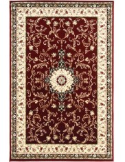 Covor Model Lotos 523-210, Marime 50 x 80 cm, Rosu, Inaltime Fir 8 mm, Antialergic, Polipropilena, Living, Dormitor, Sufragerie, Birou