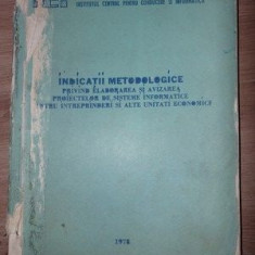 Indicatii metodologice privind elaborarea si avizarea proiectelor de sisteme informatice