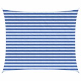 vidaXL P&acirc;nză de umbră Albastru și Alb 2,5 x 3 m HDPE 42032882