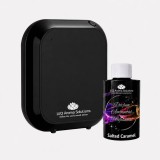 Cumpara ieftin Pachet Promo: 10Q Aroma Eco Plus Negru + Rezerva Parfum Ambiental Profesional 100 g Salted Caramel