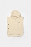 Prosop plaja - poncho copii din muselina absorbanta, Stone, BabyCosy