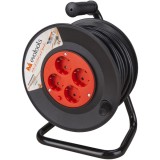 Evotools 677052 - Derulator cablu electric 25 m 4 prize cu maner