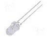 Dioda LED, 5mm, galbena, 40000...48000mcd, 60mA, 2,3...2,8V, OPTOSUPPLY - OS6YKA5B61P