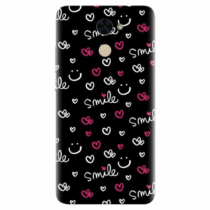 Husa silicon pentru Huawei Enjoy 7 Plus, Smile 101