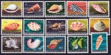 DB1 Fauna Marina Scoici 1968 Papua Noua Guinee 15 v. MNH