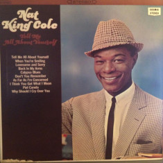 Vinil Nat King Cole ‎– Tell Me All About Yourself (VG+)