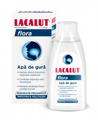 Lacalut flora apa de gura 300ml foto